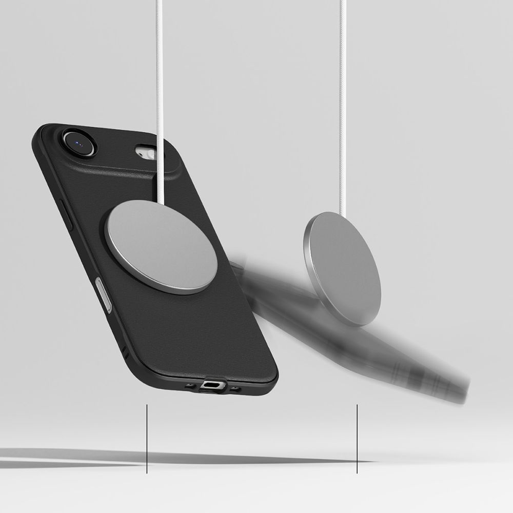 iTok webáruház - Ringke Ringke Onyx Magnetic MagSafe tok iPhone 17 Air készülékhez (fekete) 5 Ringke Onyx Magnetic MagSafe Case for iPhone 17 Air (fekete)