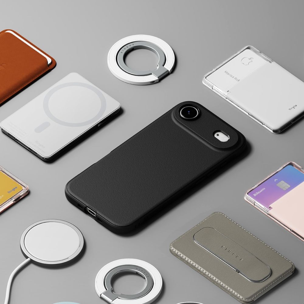 iTok webáruház - Ringke Ringke Onyx Magnetic MagSafe tok iPhone 17 Air készülékhez (fekete) 6 Ringke Onyx Magnetic MagSafe Case for iPhone 17 Air (fekete)