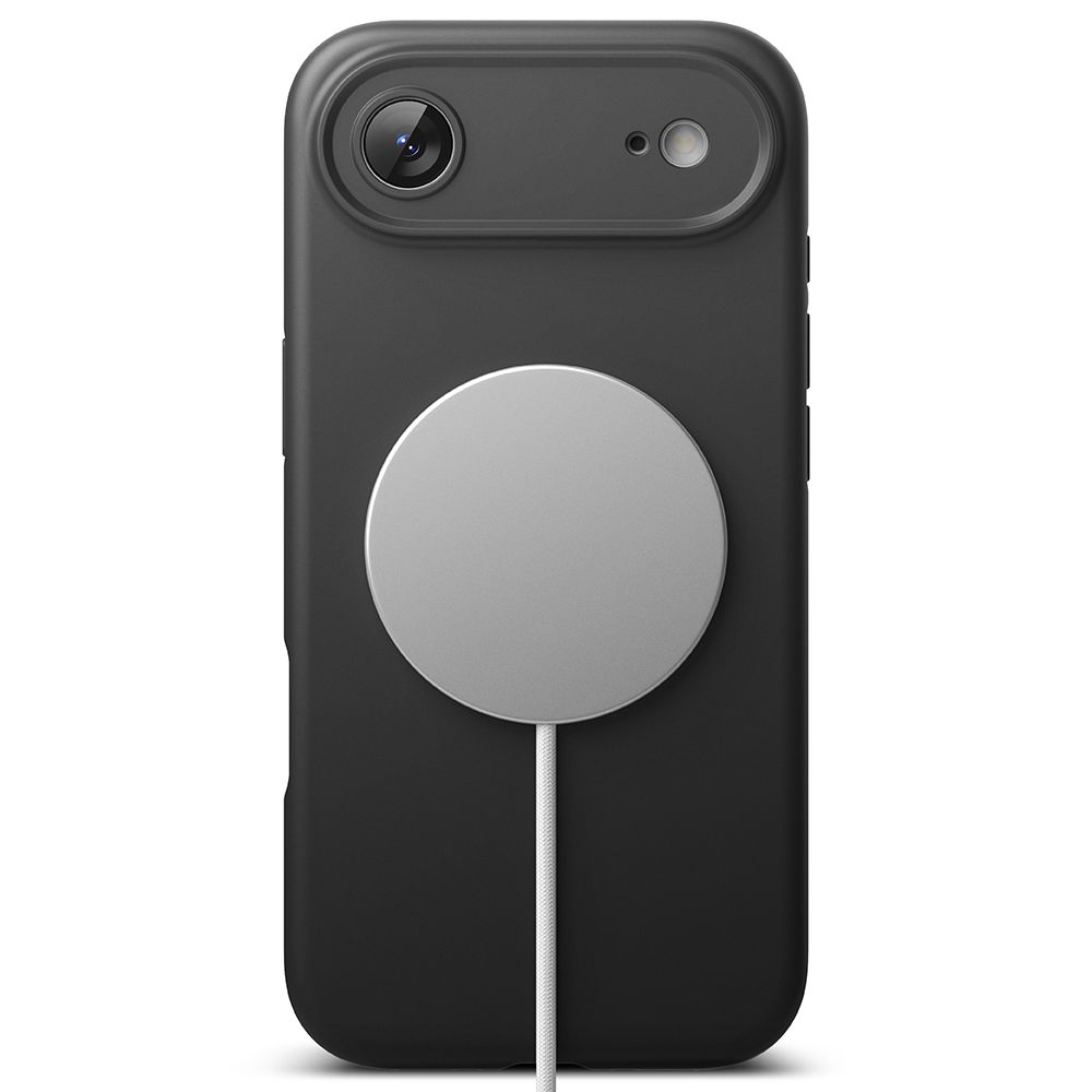 iTok webáruház - Ringke Ringke szilikon MagSafe tok iPhone 17 Air készülékhez (fekete) 5 Ringke Silicone Magnetic MagSafe Case for iPhone 17 Air (fekete)