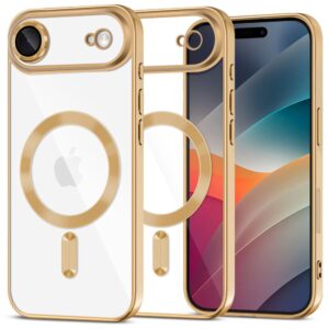 Tech-Protect MagFlex MagSafe tok iPhone 17 Air készülékhez (átlátszó arany)