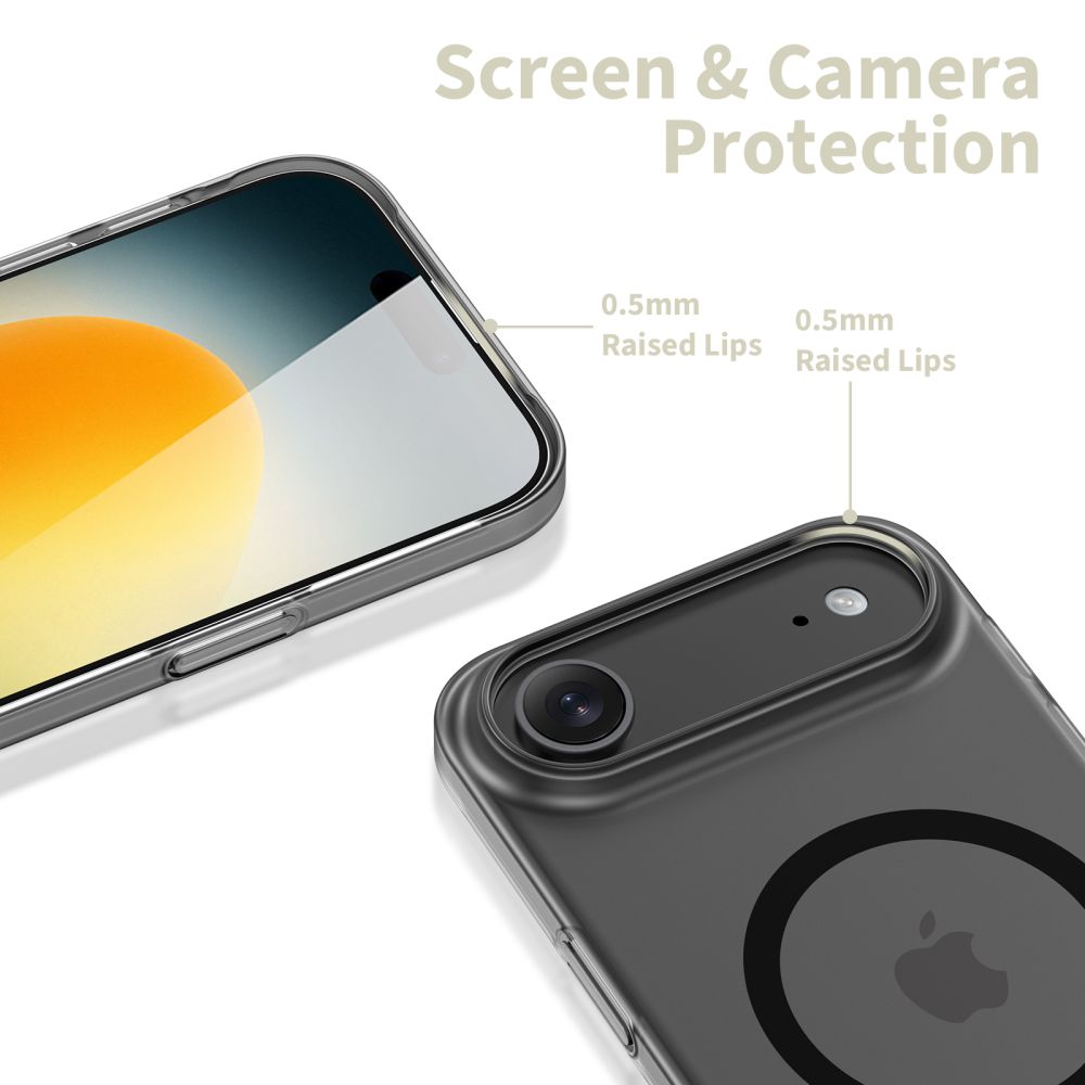iTok webáruház - Tech-Protect Tech-Protect MagFlex MagSafe tok iPhone 17 Air készülékhez (matt fekete) 4 Tech-Protect MagFlex MagSafe Case for iPhone 17 Air (matt fekete)