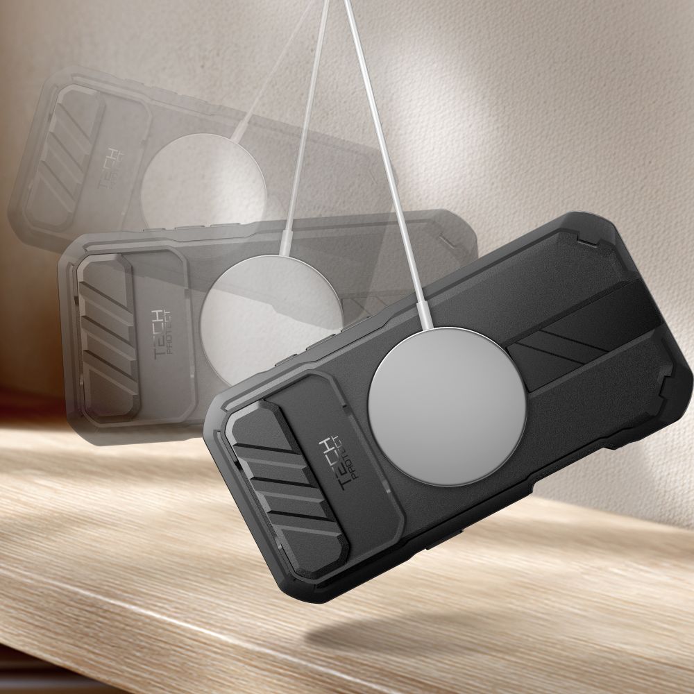 iTok webáruház - Tech-Protect Tech-Protect Kevlar MagSafe tok iPhone 17 Air készülékhez – fekete (fekete) 4 Tech-Protect Kevlar MagSafe Case for iPhone 17 Air (fekete)