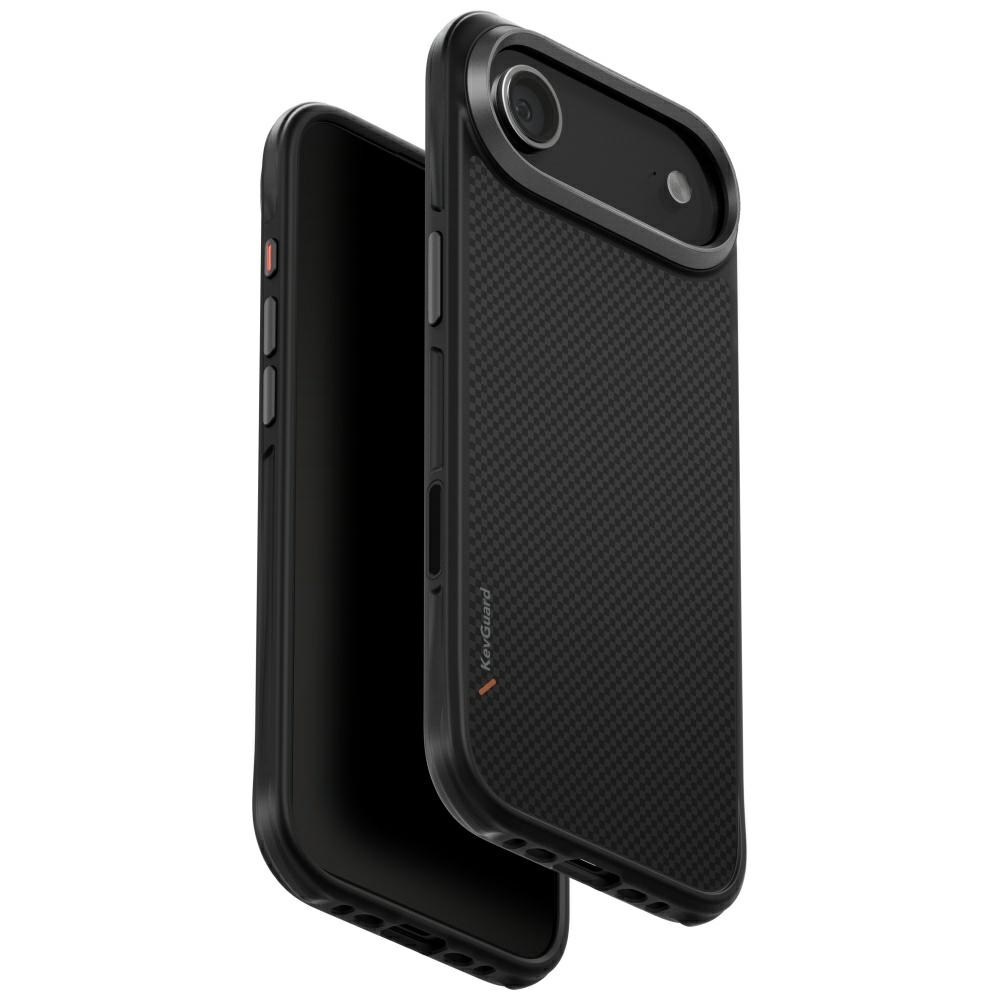 iTok webáruház - Uniq Uniq Keva Magclick tok iPhone 17 Air (fekete) 1 Uniq Keva Magclick Charging Case for iPhone 17 Air (fekete)