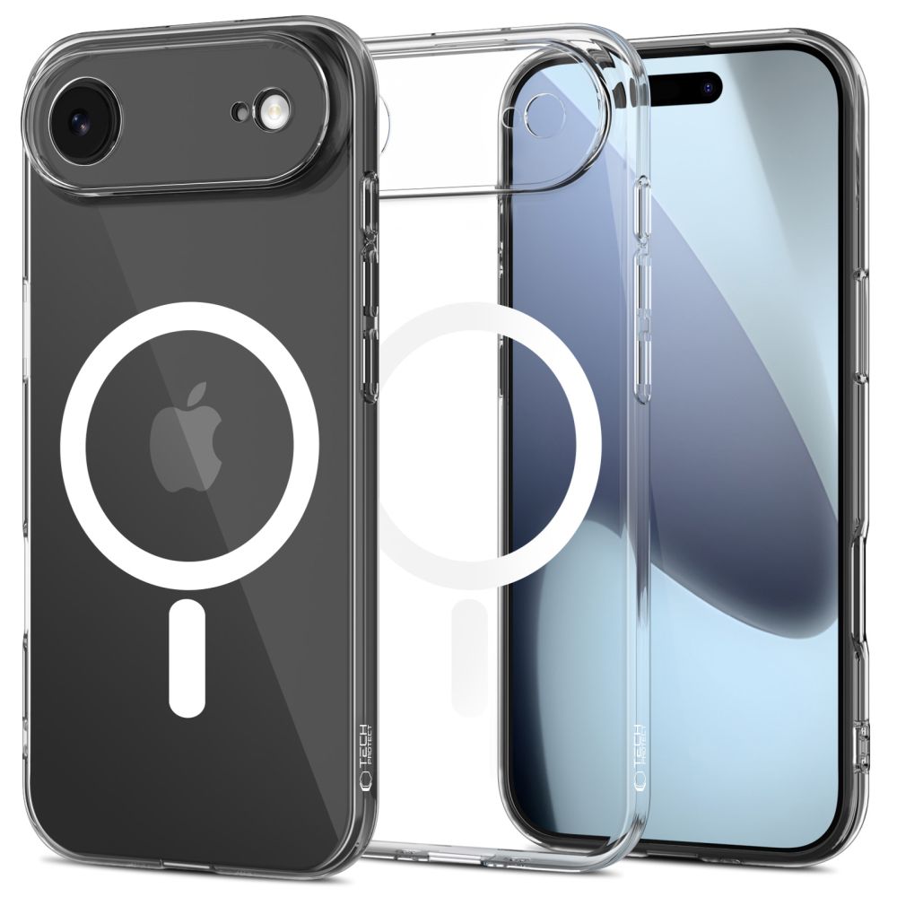 iTok webáruház - Tech-Protect Tech-Protect FlexAir MagSafe tok iPhone 17 Air készülékhez (átlátszó) 1 Tech-Protect FlexAir MagSafe Case for iPhone 17 Air (átlátszó)