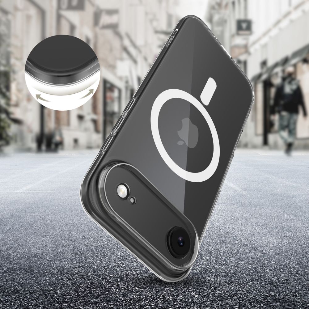 iTok webáruház - Tech-Protect Tech-Protect FlexAir MagSafe tok iPhone 17 Air készülékhez (átlátszó) 5 Tech-Protect FlexAir MagSafe Case for iPhone 17 Air (átlátszó)