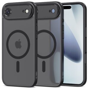 Tech-Protect MagCam MagSafe tok iPhone 17 Air készülékhez (matt fekete)