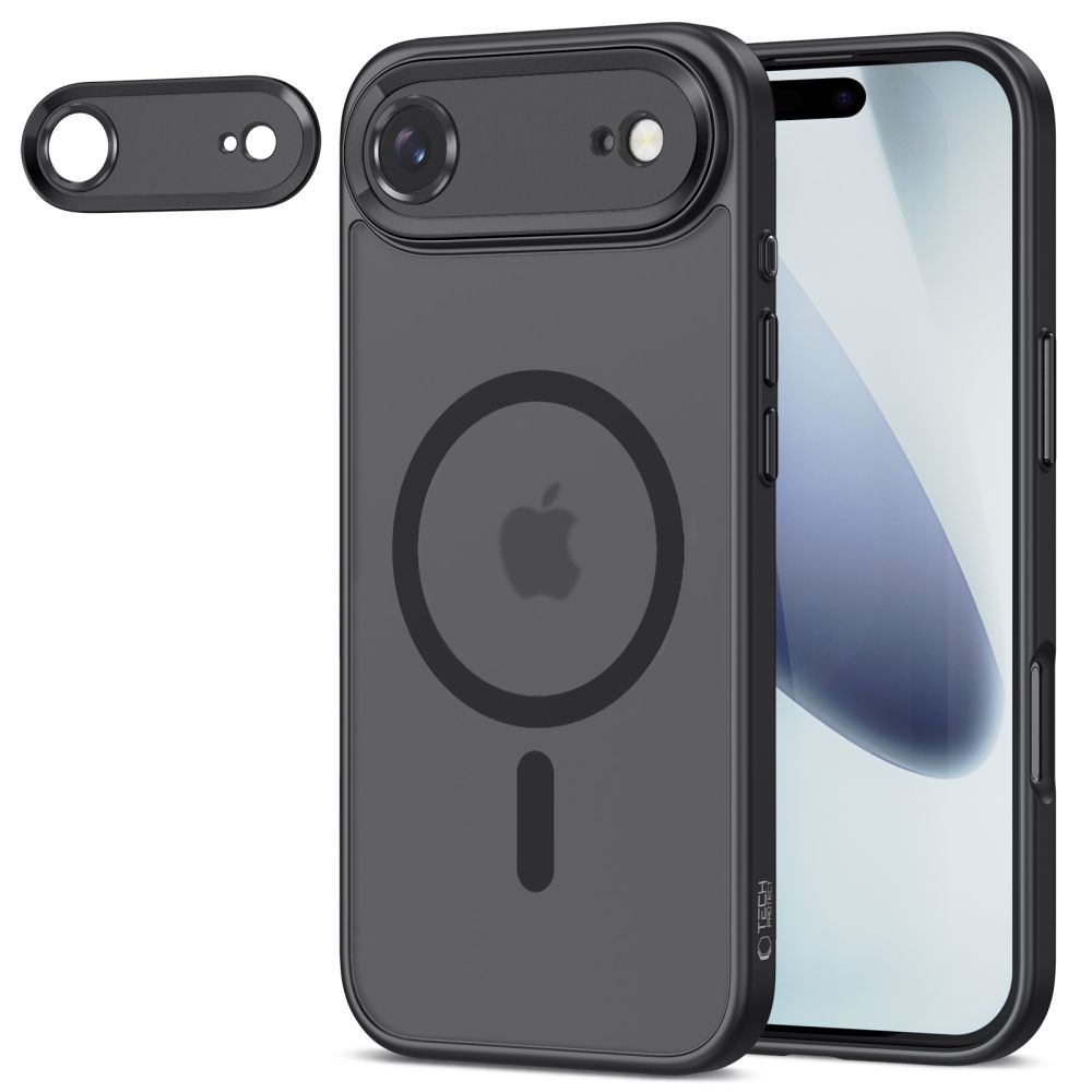 iTok webáruház - Tech-Protect Tech-Protect MagCam MagSafe tok iPhone 17 Air készülékhez (matt fekete) 2 Tech-Protect MagCam MagSafe Case for iPhone 17 Air (matt fekete)