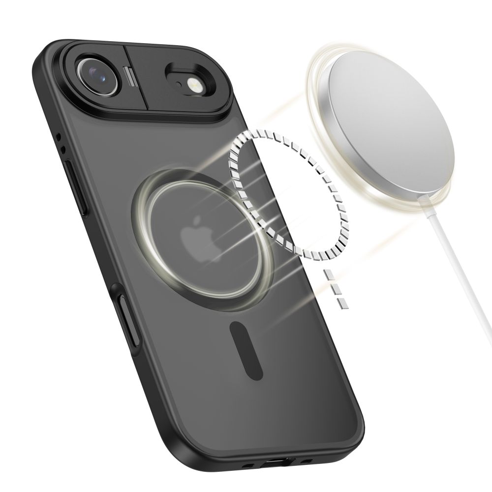 iTok webáruház - Tech-Protect Tech-Protect MagStand MagSafe tok iPhone 17 Air készülékhez (matt fekete) 2 Tech-Protect MagStand MagSafe Case for iPhone 17 Air (matt fekete)