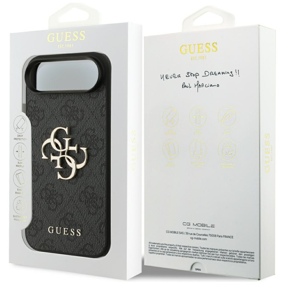 iTok webáruház - Guess Guess 4G Big Logo tok iPhone 17 Air készülékhez (fekete) 8 Guess 4G Big Logo Case for iPhone 17 Air (fekete)