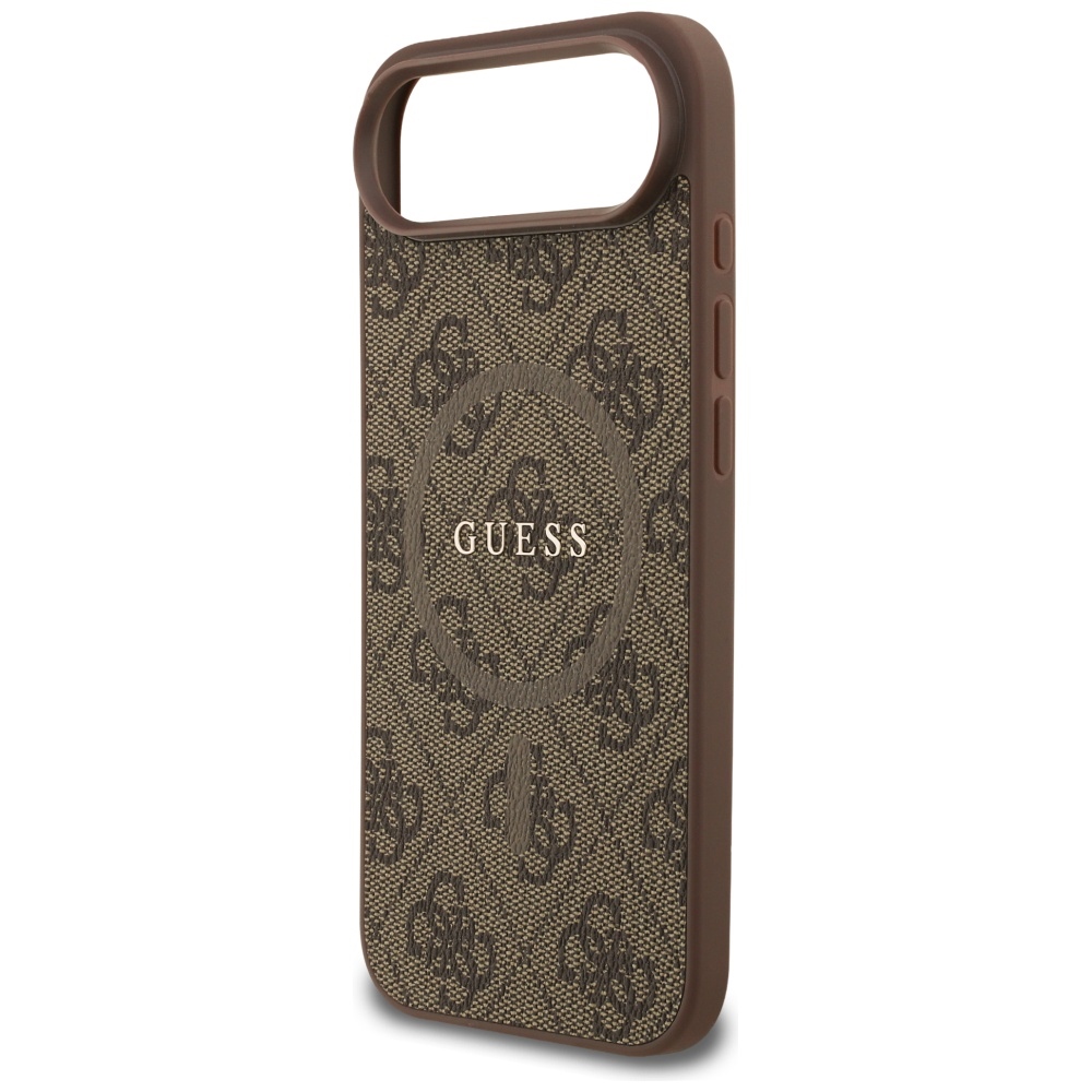 iTok webáruház - Guess Guess 4G Ring Classic Logo MagSafe tok iPhone 17 Air készülékhez (barna) 6 Guess 4G Ring Classic Logo MagSafe Case for iPhone 17 Air (barna)