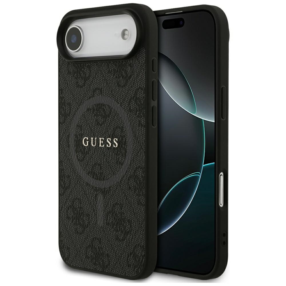 iTok webáruház - Guess Guess 4G Ring Classic Logo MagSafe tok iPhone 17 Airhez (fekete) 1 Guess 4G Ring Classic Logo MagSafe case for iPhone 17 Air (fekete)