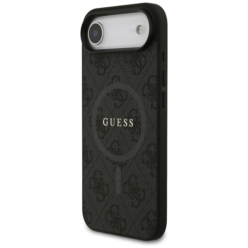 iTok webáruház - Guess Guess 4G Ring Classic Logo MagSafe tok iPhone 17 Airhez (fekete) 2 Guess 4G Ring Classic Logo MagSafe case for iPhone 17 Air (fekete)