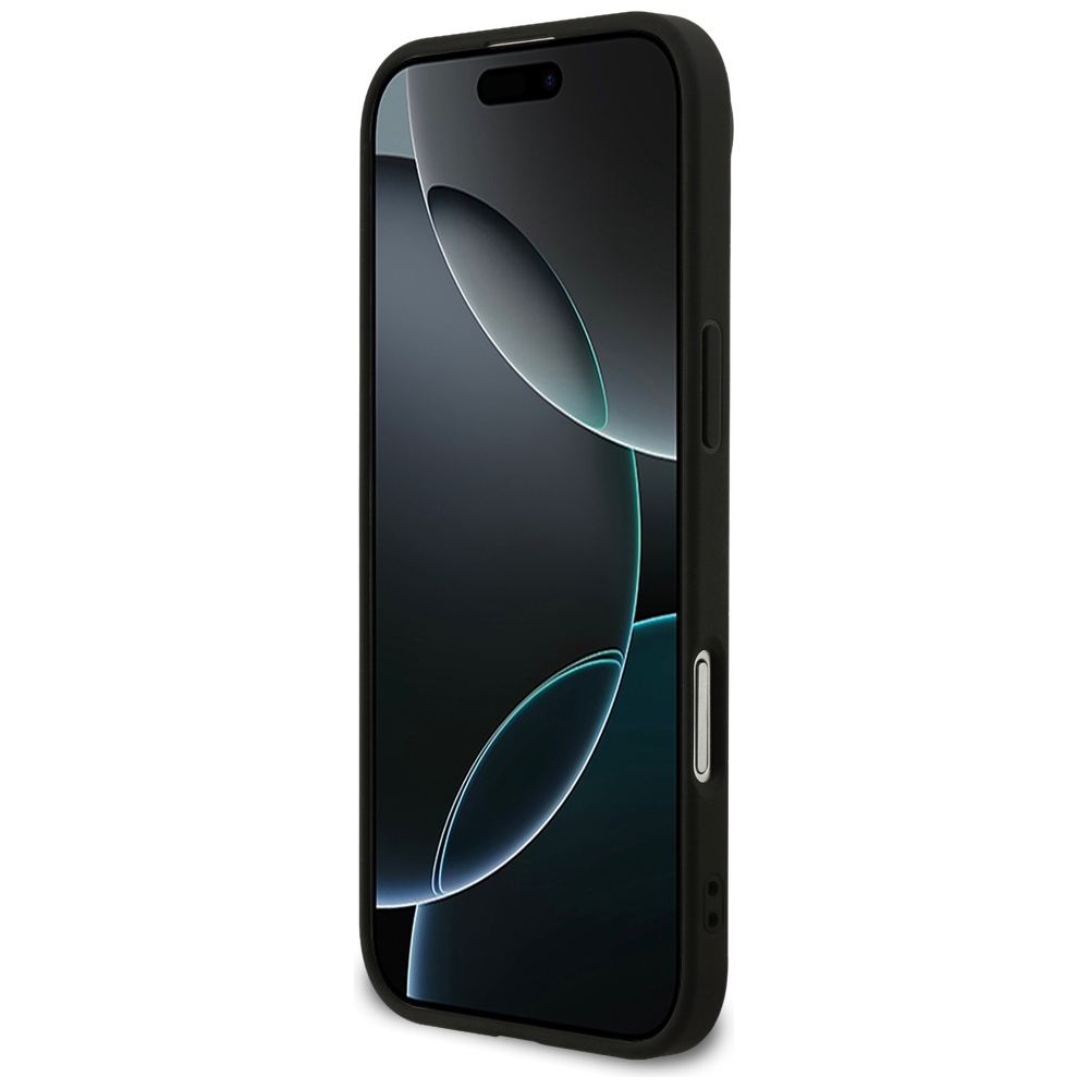 iTok webáruház - Guess Guess 4G Ring Classic Logo MagSafe tok iPhone 17 Airhez (fekete) 5 Guess 4G Ring Classic Logo MagSafe case for iPhone 17 Air (fekete)