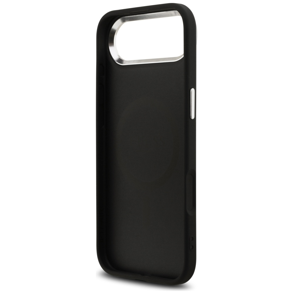 iTok webáruház - Guess Guess Glitter Triangle Logo MagSafe tok iPhone 17 Air (fekete) 7 Guess Glitter Triangle Logo MagSafe Case for iPhone 17 Air (fekete)
