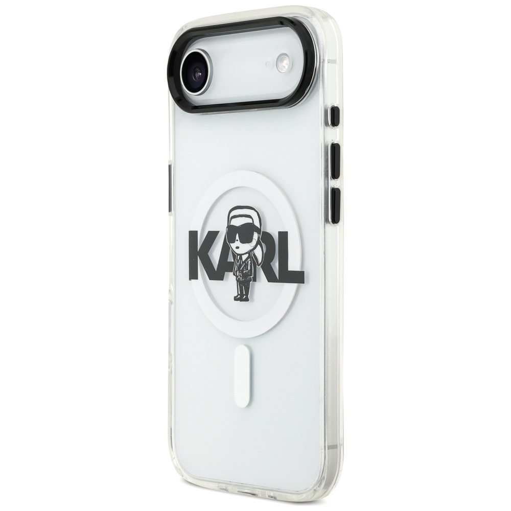 iTok webáruház - Karl Lagerfeld Karl Lagerfeld IML Karl Sketch Logo MagSafe tok iPhone 17 Airhez (átlátszó) 2 Karl Lagerfeld IML Karl Sketch Logo MagSafe Case for iPhone 17 Air (átlátszó)