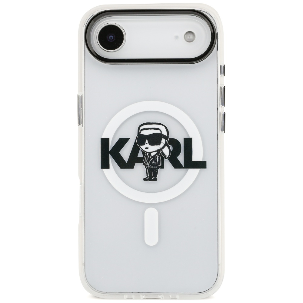 iTok webáruház - Karl Lagerfeld Karl Lagerfeld IML Karl Sketch Logo MagSafe tok iPhone 17 Airhez (átlátszó) 3 Karl Lagerfeld IML Karl Sketch Logo MagSafe Case for iPhone 17 Air (átlátszó)