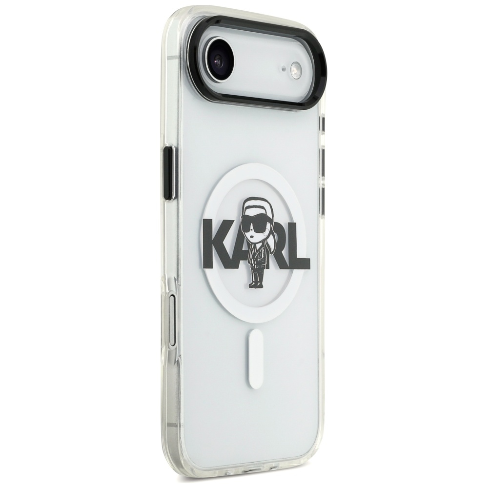 iTok webáruház - Karl Lagerfeld Karl Lagerfeld IML Karl Sketch Logo MagSafe tok iPhone 17 Airhez (átlátszó) 4 Karl Lagerfeld IML Karl Sketch Logo MagSafe Case for iPhone 17 Air (átlátszó)