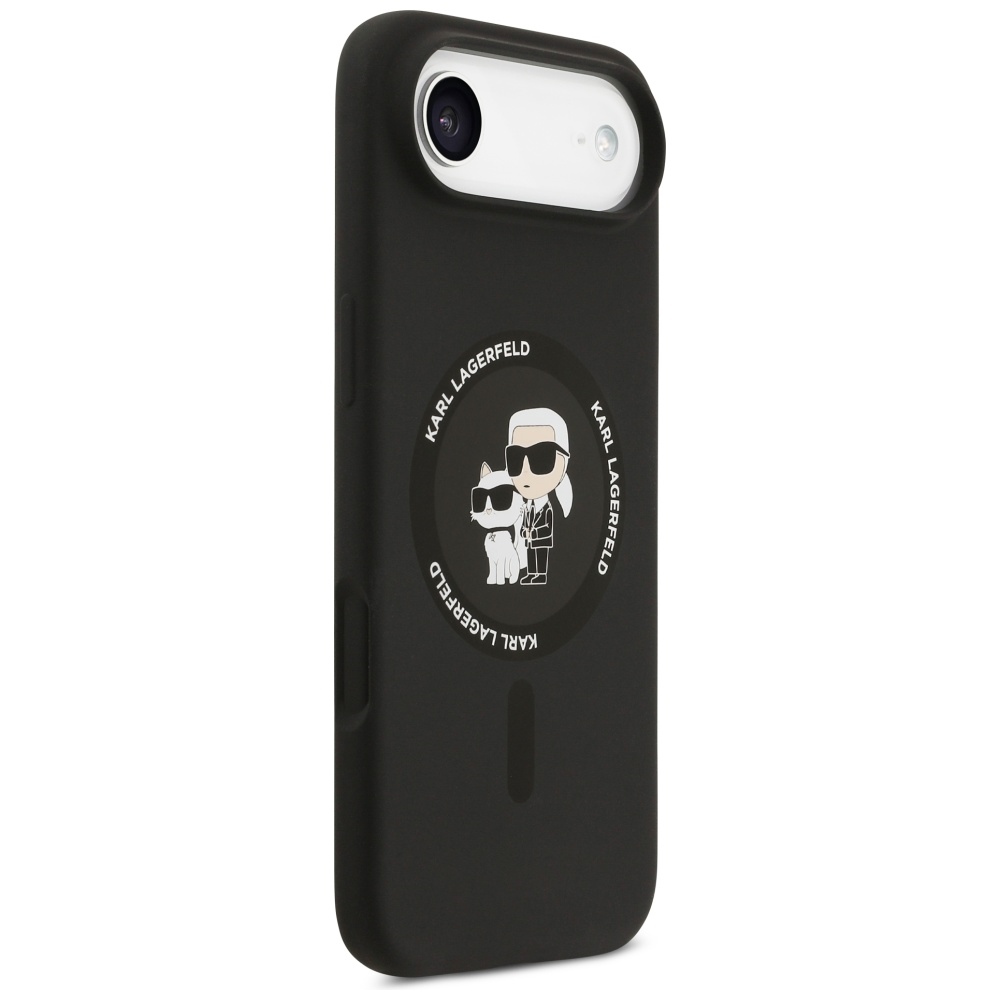 iTok webáruház - Karl Lagerfeld Karl Lagerfeld Silicone Karl&Choupette Ring MagSafe tok iPhone 17 Air készülékhez (fekete) 4 Karl Lagerfeld Silicone Karl&Choupette Ring MagSafe Case for iPhone 17 Air (fekete)