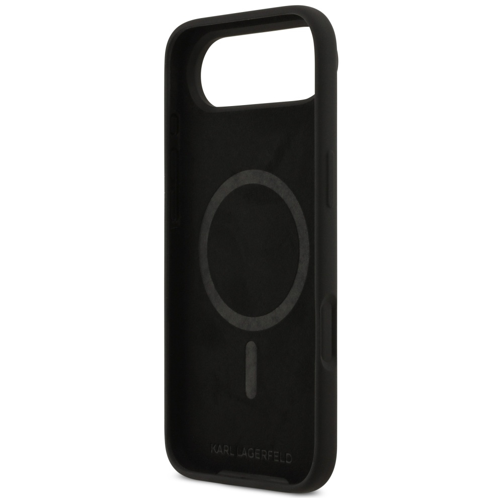 iTok webáruház - Karl Lagerfeld Karl Lagerfeld Silicone Karl&Choupette Ring MagSafe tok iPhone 17 Air készülékhez (fekete) 7 Karl Lagerfeld Silicone Karl&Choupette Ring MagSafe Case for iPhone 17 Air (fekete)