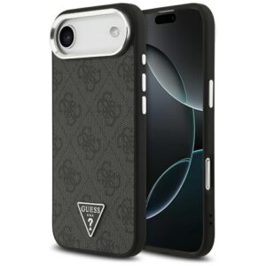 Guess 4G Triangle Logo MagSafe tok iPhone 17 Air készülékhez (fekete)