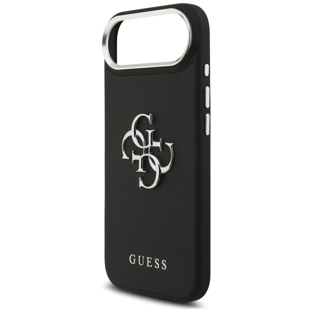 iTok webáruház - Guess Guess Grained Big 4G Classic Logo tok iPhone 17 Airhez (fekete) 6 Guess Grained Big 4G Classic Logo case for iPhone 17 Air (fekete)
