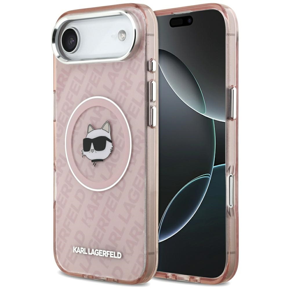 iTok webáruház - Karl Lagerfeld Karl Lagerfeld IML Choupette Head Logo MagSafe tok iPhone 17 Airhez (rózsaszín) 1 Karl Lagerfeld IML Choupette Head Logo MagSafe Case for iPhone 17 Air (rózsaszín)