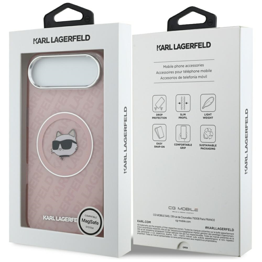 iTok webáruház - Karl Lagerfeld Karl Lagerfeld IML Choupette Head Logo MagSafe tok iPhone 17 Airhez (rózsaszín) 8 Karl Lagerfeld IML Choupette Head Logo MagSafe Case for iPhone 17 Air (rózsaszín)