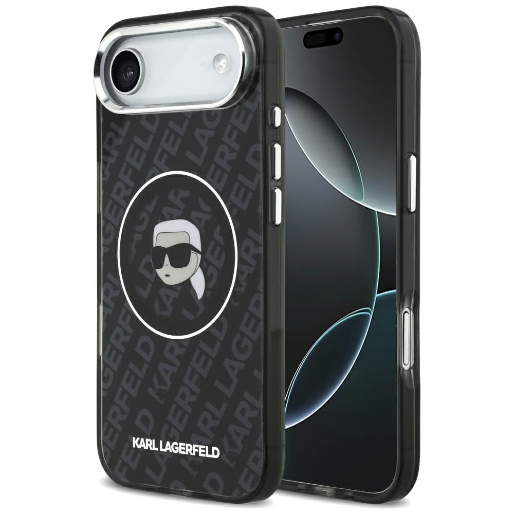 iTok webáruház - Karl Lagerfeld Karl Lagerfeld IML Karl Head Logo MagSafe tok iPhone 17 Air készülékhez (fekete) 1 Karl Lagerfeld IML Karl Head Logo MagSafe Case for iPhone 17 Air (fekete)