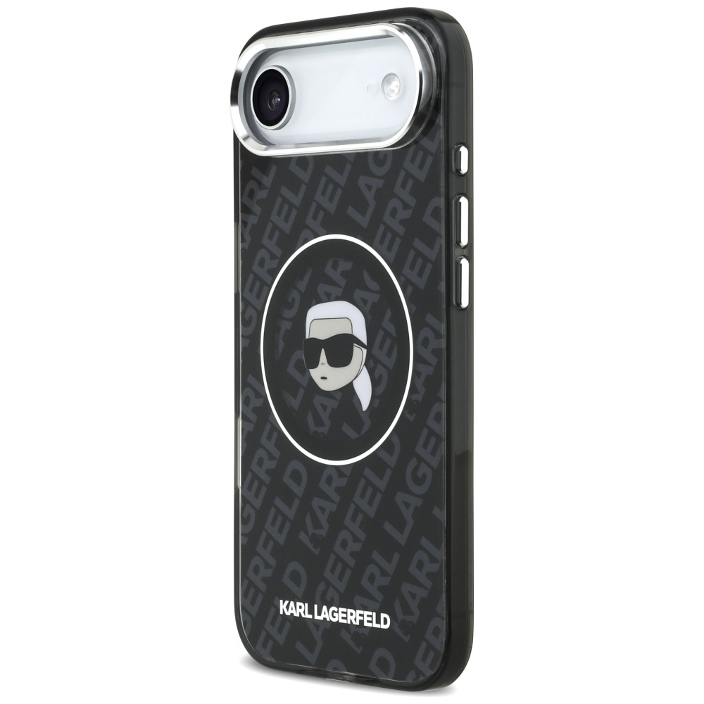 iTok webáruház - Karl Lagerfeld Karl Lagerfeld IML Karl Head Logo MagSafe tok iPhone 17 Air készülékhez (fekete) 2 Karl Lagerfeld IML Karl Head Logo MagSafe Case for iPhone 17 Air (fekete)