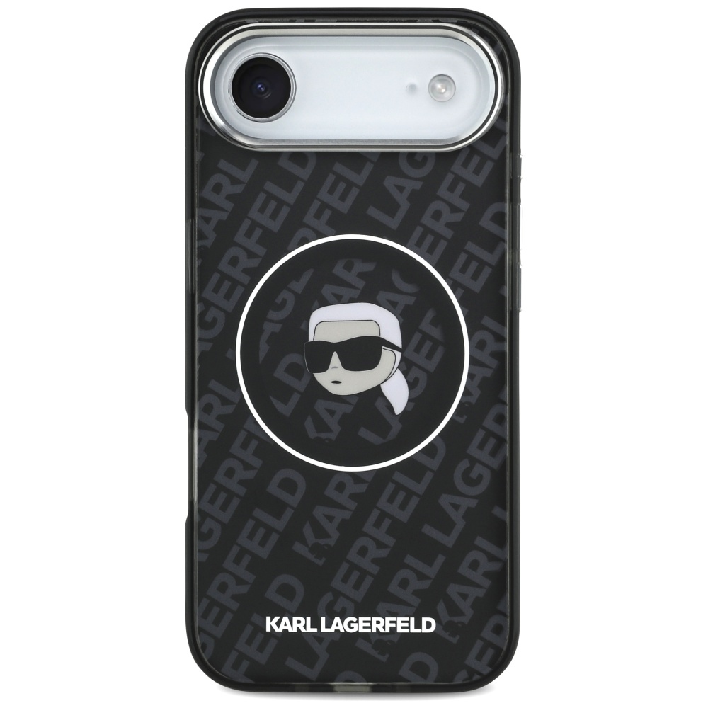 iTok webáruház - Karl Lagerfeld Karl Lagerfeld IML Karl Head Logo MagSafe tok iPhone 17 Air készülékhez (fekete) 3 Karl Lagerfeld IML Karl Head Logo MagSafe Case for iPhone 17 Air (fekete)