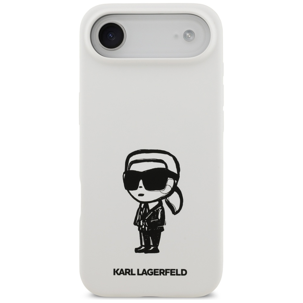 iTok webáruház - Karl Lagerfeld Karl Lagerfeld Silicone Karl Sketch & Logo MagSafe szilikon tok iPhone 17 Air készülékhez (fehér) 3 Karl Lagerfeld Silicone Karl Sketch & Logo MagSafe Case for iPhone 17 Air (fehér)
