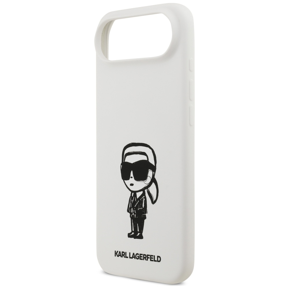 iTok webáruház - Karl Lagerfeld Karl Lagerfeld Silicone Karl Sketch & Logo MagSafe szilikon tok iPhone 17 Air készülékhez (fehér) 6 Karl Lagerfeld Silicone Karl Sketch & Logo MagSafe Case for iPhone 17 Air (fehér)
