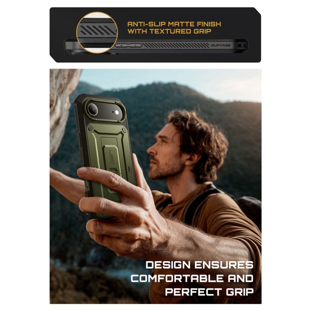 iTok webáruház - Supcase Supcase UB Pro tok iPhone 17 Air készülékhez (zöld) 6 Supcase UB Pro Case for iPhone 17 Air (zöld)