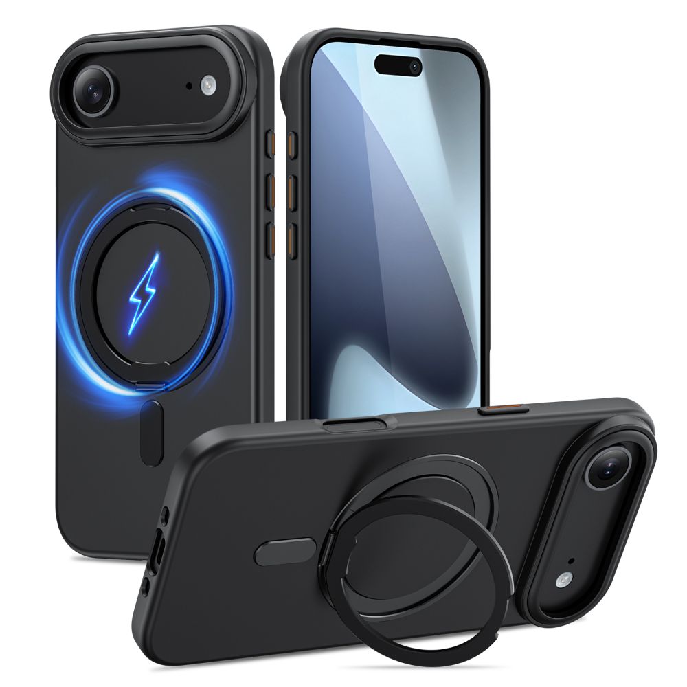 iTok webáruház - Tech-Protect Tech-Protect MagRing MagSafe tok iPhone 17 Air készülékhez (fekete) 1 Tech-Protect MagRing MagSafe case for iPhone 17 Air (fekete)
