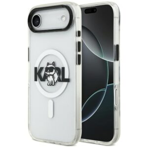 Karl Lagerfeld IML Choupette Sketch Logo MagSafe iPhone Air tok (átlátszó)