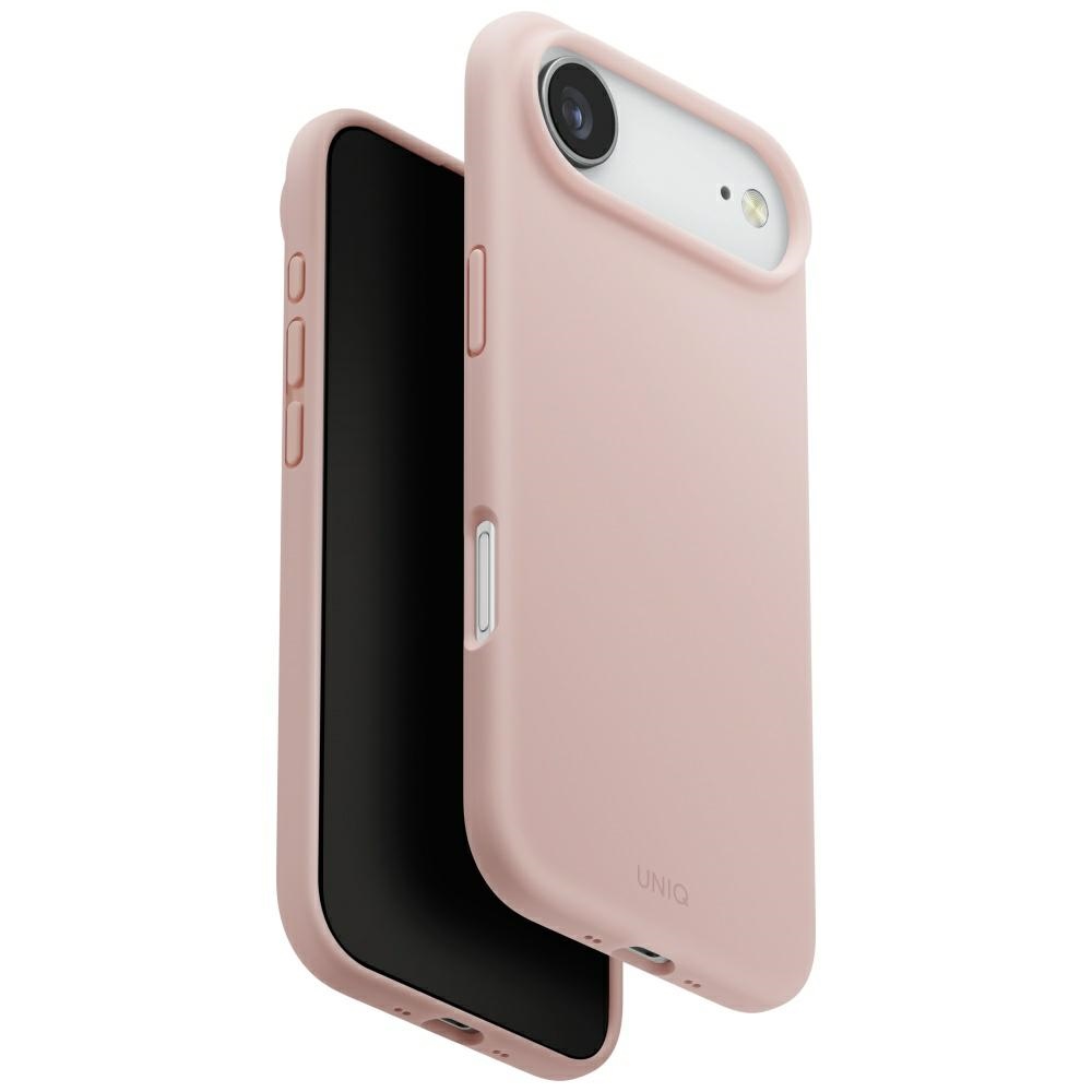 iTok webáruház - Uniq Uniq Lino Magclick tok iPhone Airhez (rózsaszín) 1 Uniq Lino iPhone Air Magclick Charging Case (rózsaszín)