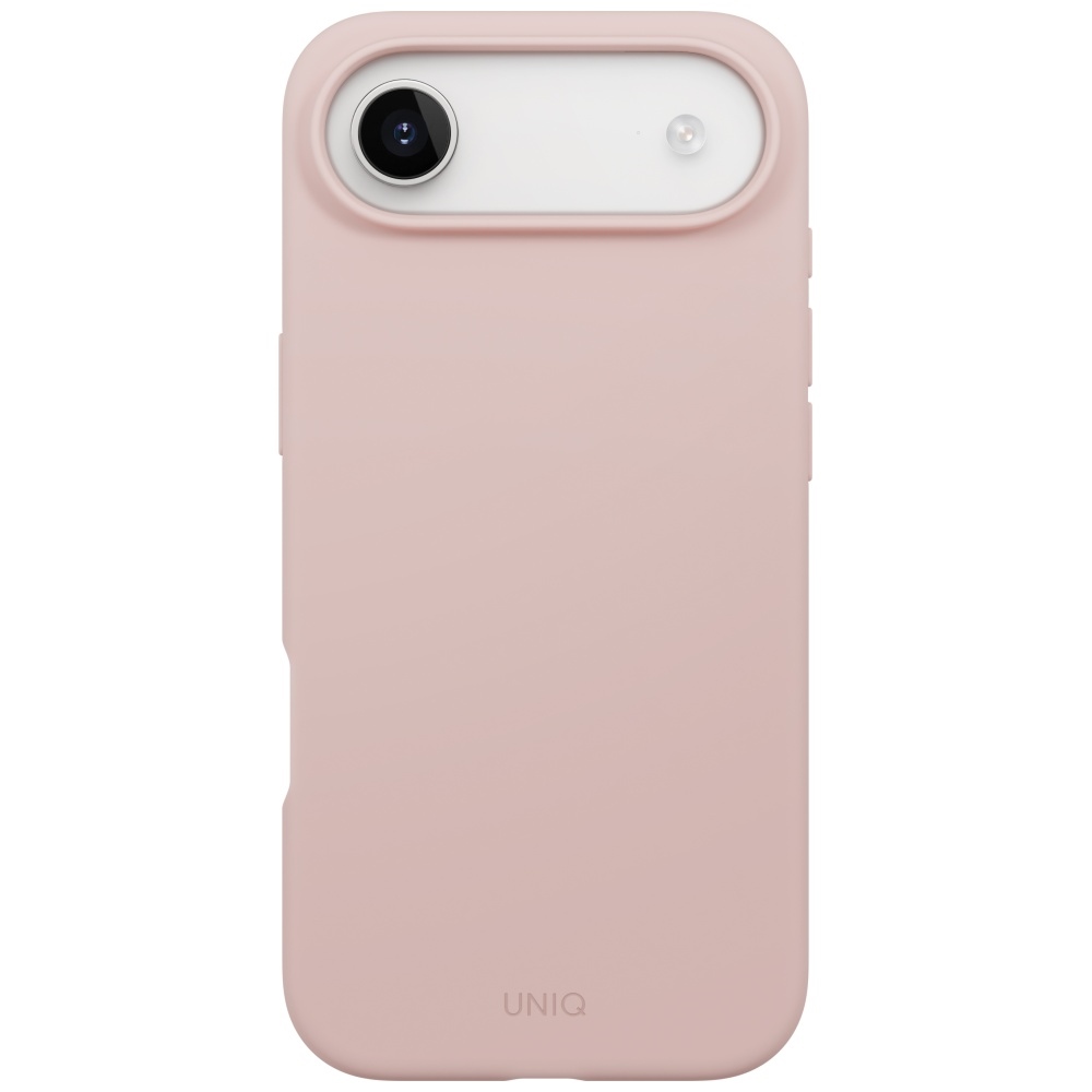 iTok webáruház - Uniq Uniq Lino Magclick tok iPhone Airhez (rózsaszín) 2 Uniq Lino iPhone Air Magclick Charging Case (rózsaszín)