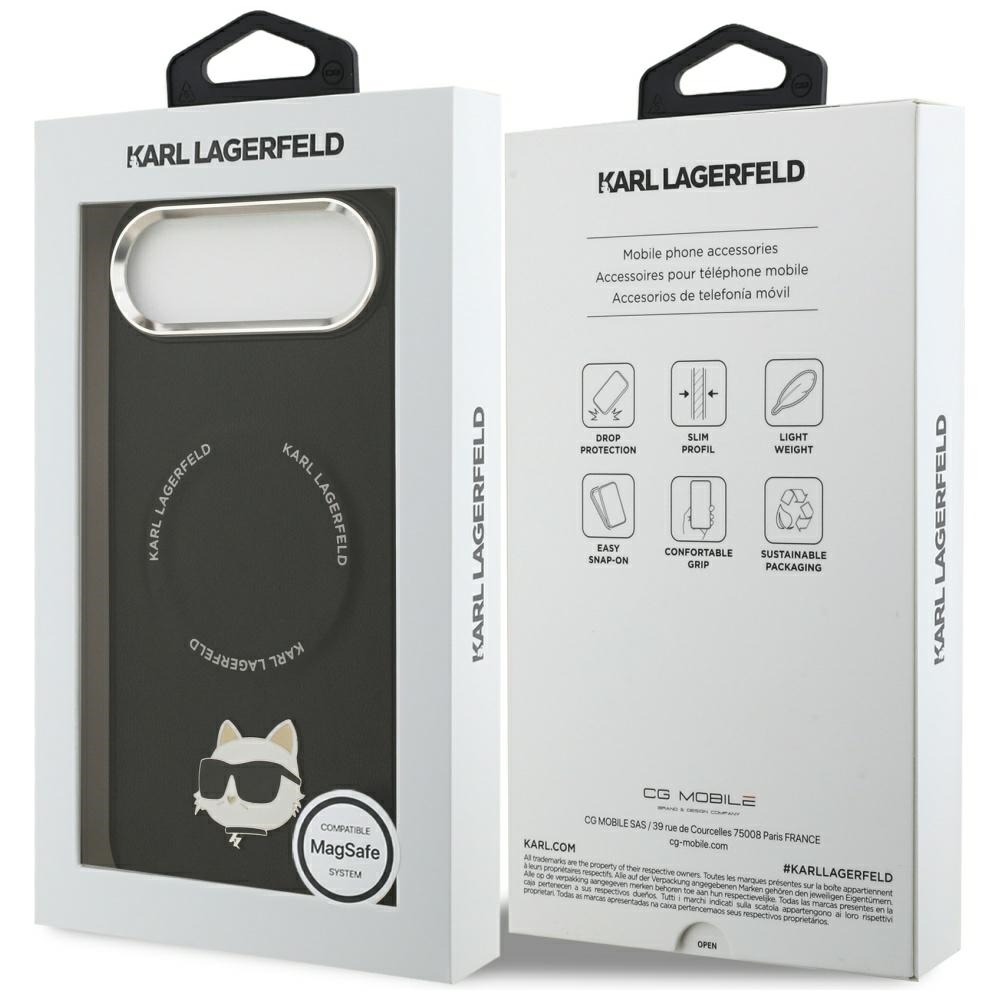 iTok webáruház - Karl Lagerfeld Karl Lagerfeld Choupette Pin MagSafe tok iPhone Air készülékhez, fekete 8 Karl Lagerfeld Choupette Pin MagSafe Case for iPhone Air Black