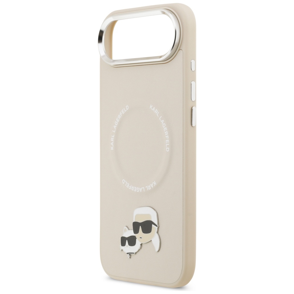 iTok webáruház - Karl Lagerfeld Karl Lagerfeld Karl & Choupette Pins MagSafe tok iPhone Air készülékhez (bézs) 6 Karl Lagerfeld Karl & Choupette Pins MagSafe Case for iPhone Air (bézs)