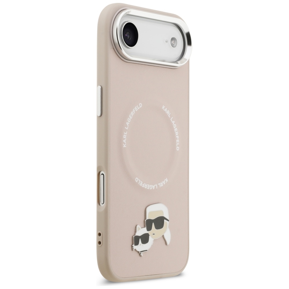iTok webáruház - Karl Lagerfeld Karl Lagerfeld Karl & Choupette Pins MagSafe tok iPhone Air készülékhez, rózsaszín 4 Karl Lagerfeld Karl & Choupette Pins MagSafe Case for iPhone Air Pink