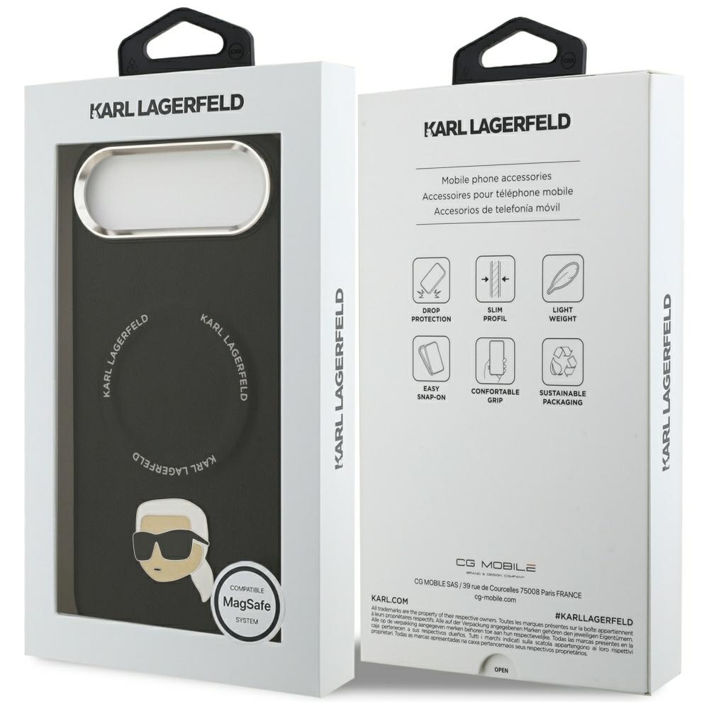 iTok webáruház - Karl Lagerfeld Karl Lagerfeld Karl Pin MagSafe tok iPhone Air készülékhez (fekete) 8 Karl Lagerfeld Karl Pin MagSafe Case for iPhone Air (fekete)