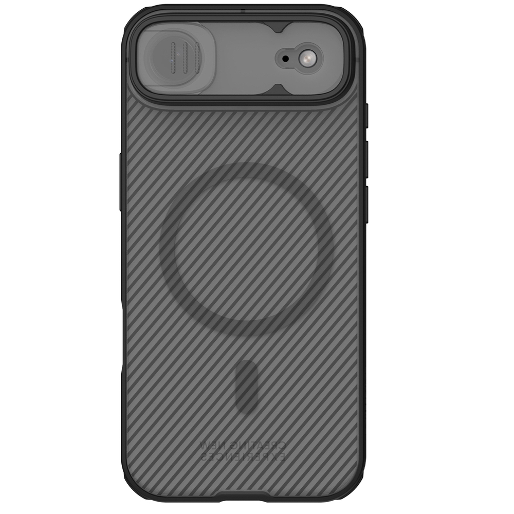iTok webáruház - Nillkin Nillkin CamShield Pro tok iPhone 17 Airhez (átlátszó fekete) 1 Nillkin CamShield Pro MagSafe Compatible Case for iPhone 17 Air (átlátszó fekete)