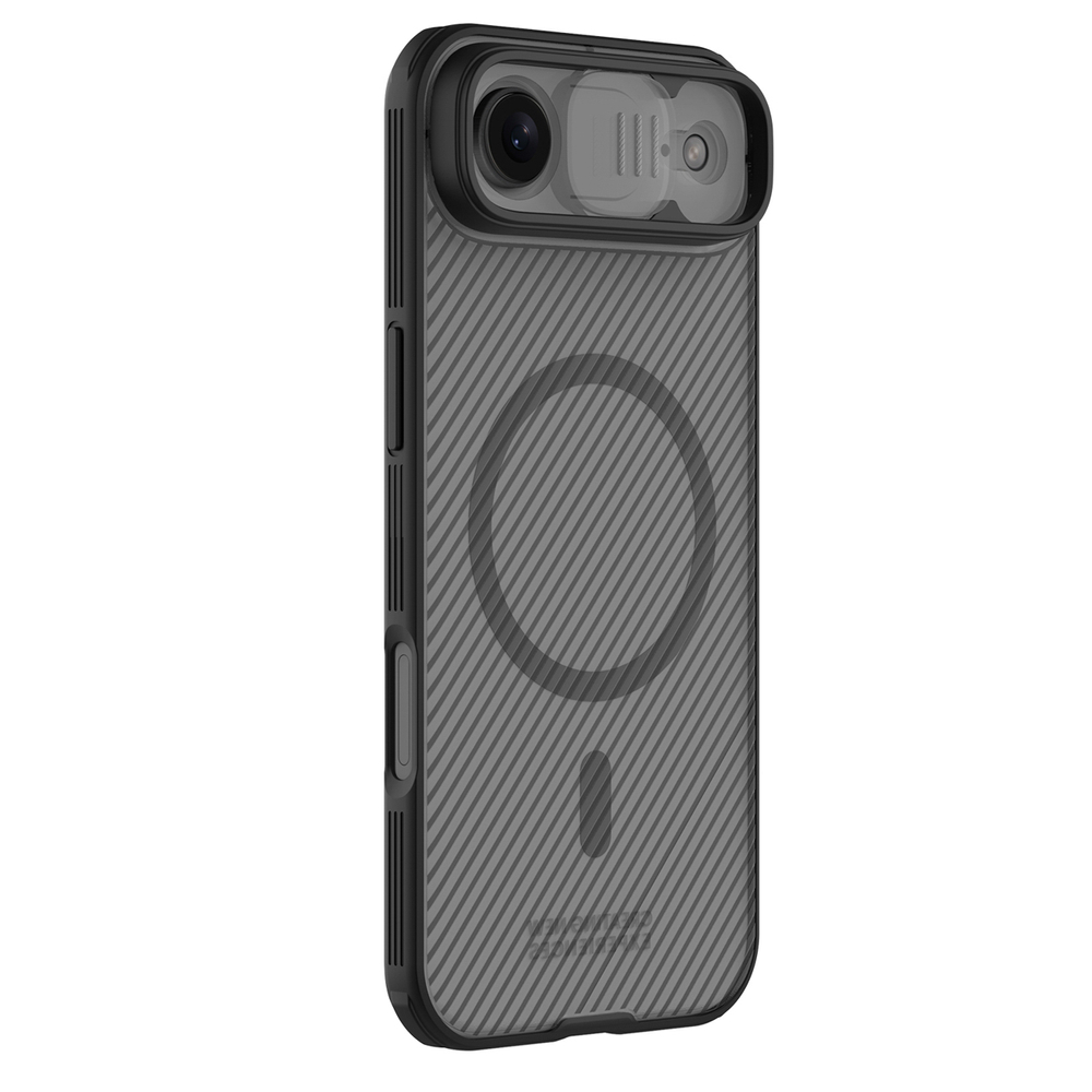 iTok webáruház - Nillkin Nillkin CamShield Pro tok iPhone 17 Airhez (átlátszó fekete) 3 Nillkin CamShield Pro MagSafe Compatible Case for iPhone 17 Air (átlátszó fekete)
