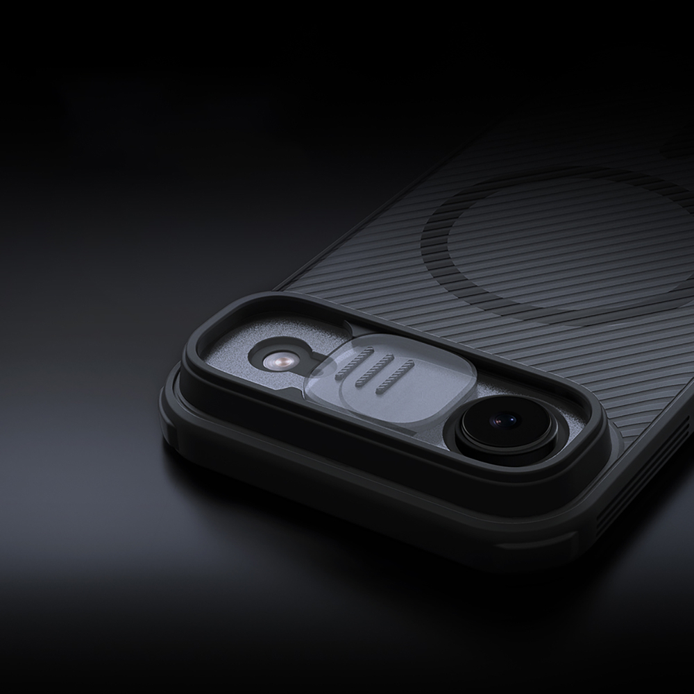 iTok webáruház - Nillkin Nillkin CamShield Pro tok iPhone 17 Airhez (átlátszó fekete) 8 Nillkin CamShield Pro MagSafe Compatible Case for iPhone 17 Air (átlátszó fekete)