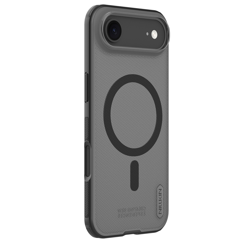 iTok webáruház - Nillkin Nillkin Super Frosted Shield Pro MagSafe tok iPhone 17 Airhez (átlátszó fekete) 3 Nillkin Super Frosted Shield Pro MagSafe Compatible Case for iPhone 17 Air (átlátszó fekete)
