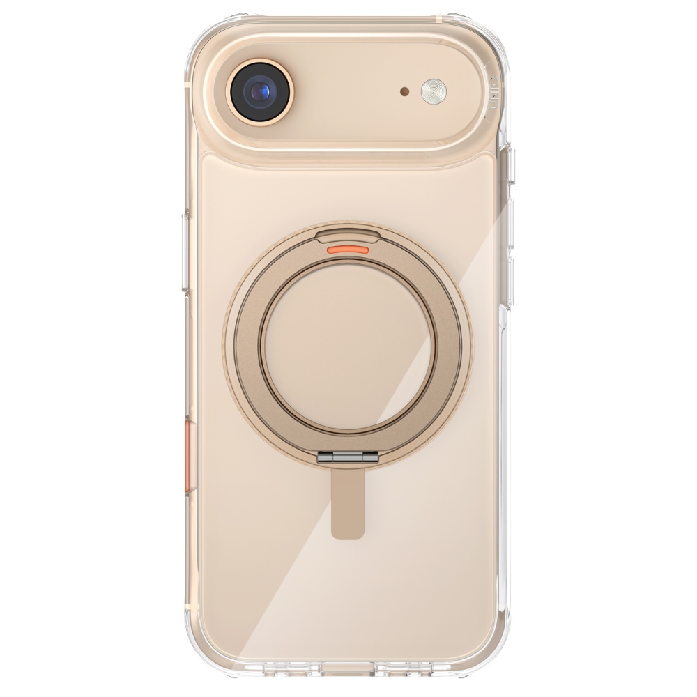 iTok webáruház - Uniq Uniq Swivix 360° forgatható kitámasztós tok iPhone Air készülékhez (arany) 2 Uniq Swivix Rotating Kickstand 360 Case for iPhone Air (arany)