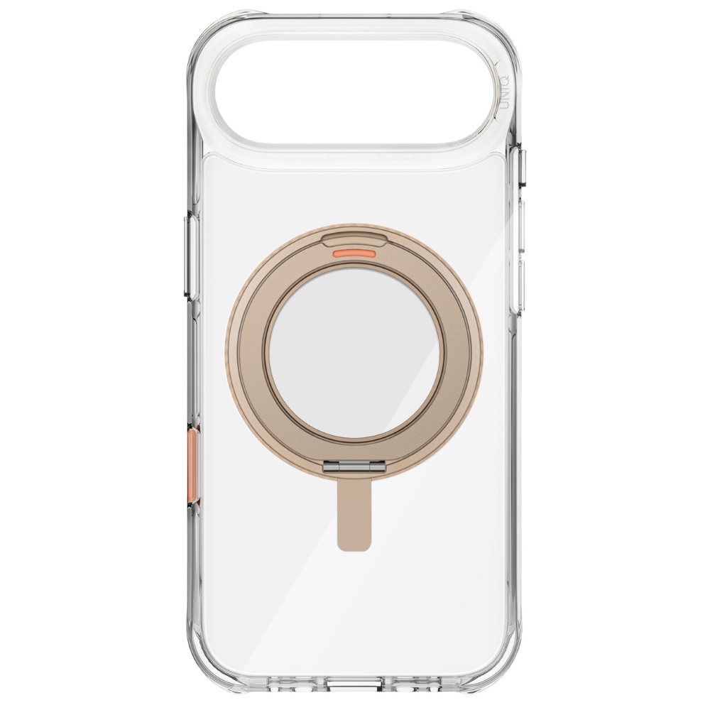 iTok webáruház - Uniq Uniq Swivix 360° forgatható kitámasztós tok iPhone Air készülékhez (arany) 3 Uniq Swivix Rotating Kickstand 360 Case for iPhone Air (arany)