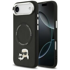 Karl Lagerfeld Karl & Choupette Pins MagSafe tok iPhone 17 Airhez (fekete)