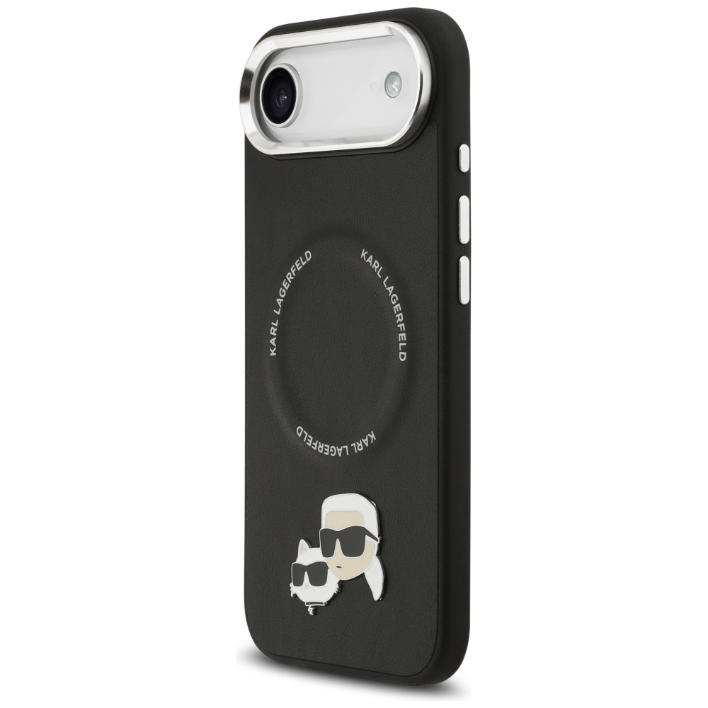 iTok webáruház - Karl Lagerfeld Karl Lagerfeld Karl & Choupette Pins MagSafe tok iPhone 17 Airhez (fekete) 2 Karl Lagerfeld Karl & Choupette Pins MagSafe Case for iPhone Air (fekete)
