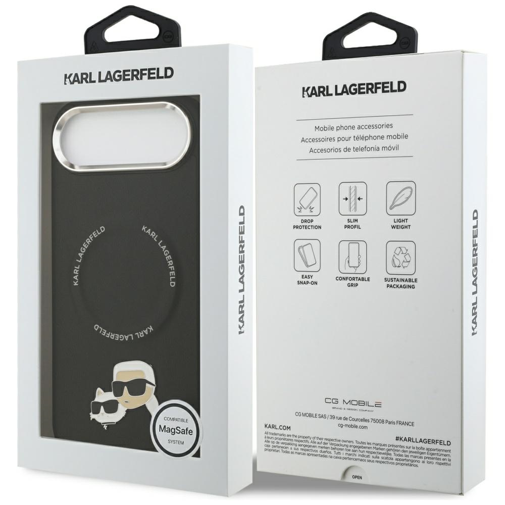 iTok webáruház - Karl Lagerfeld Karl Lagerfeld Karl & Choupette Pins MagSafe tok iPhone 17 Airhez (fekete) 8 Karl Lagerfeld Karl & Choupette Pins MagSafe Case for iPhone Air (fekete)